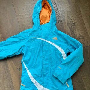 Youth Size Medium 3 in 1 North Face Jacket